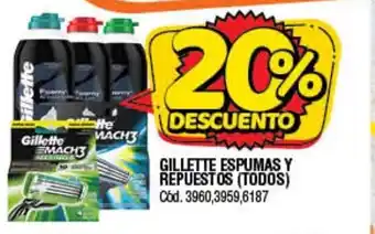 Supermercados Yaguar Gillette Espumas Y Repuestos oferta