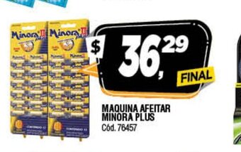 Supermercados Yaguar Maquina Afeitar Minora Plus oferta