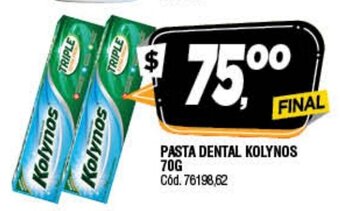 Supermercados Yaguar Pasta Dental Kolynos 70g oferta