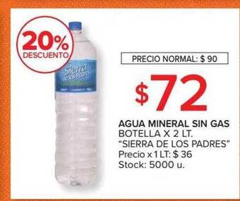 Carrefour Agua Mineral Sin Gas oferta
