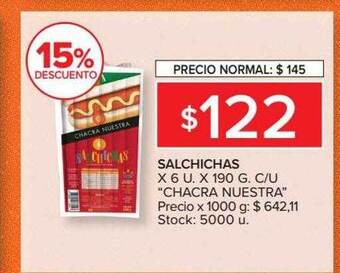Carrefour Salchichas oferta