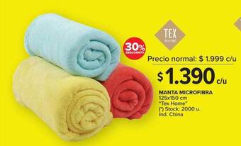 Carrefour Manta Microfibra oferta