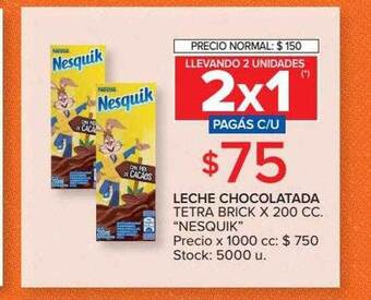 Carrefour Leche Chocolatada Tetra Brick oferta