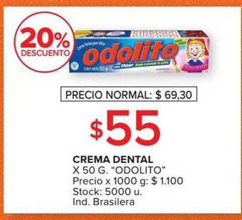 Carrefour Crema Dental oferta