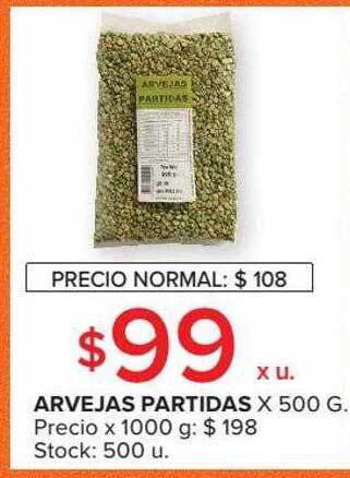 Carrefour Arvejas Partidas oferta