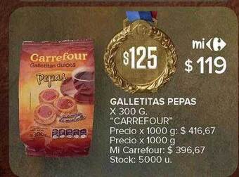 Carrefour Galletitas Pepas oferta