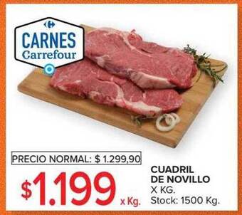 Carrefour Cuadril De Novillo oferta