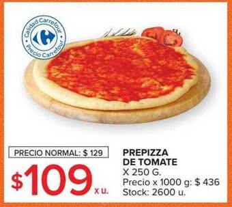 Carrefour Prepizza De Tomate oferta