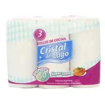 Coto Rollos de cocina doble hoja x 3 cristal de paq 150 pan oferta