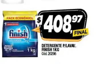 Supermercados Yaguar Finish Detergente P/lavai 1kg oferta