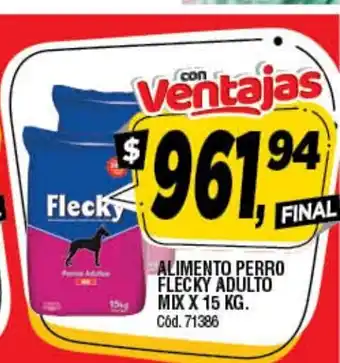 Supermercados Yaguar Alimento Perro Flecky Adulto Mix x 15kg oferta