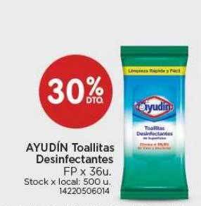 Disco Ayudín toallitas desinfectantes oferta