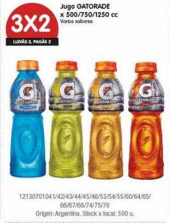 Disco Jugo gatorade oferta