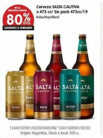 Disco Cerveza salta cautiva oferta