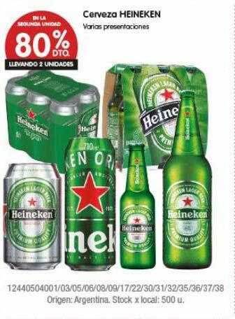 Disco Cerveza heineken oferta