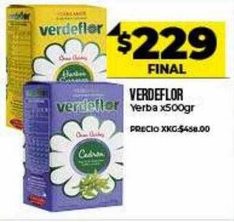 Supermayorista Vital Verdeflor yerba oferta