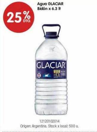 Disco Agua glaciar bidón oferta
