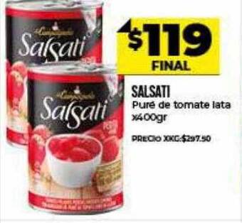Supermayorista Vital Salsati puré de tomate lata oferta