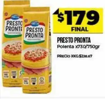 Presto pronta polenta