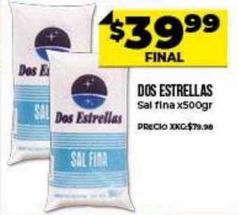 Supermayorista Vital Dos estrellas sal fina oferta