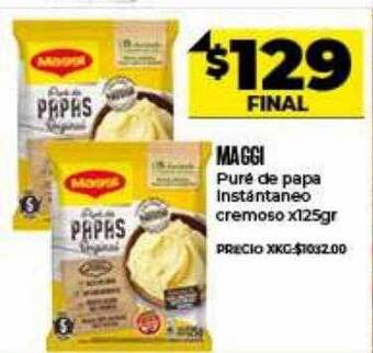 Supermayorista Vital Maggi puré de papa instántaneo cremoso oferta