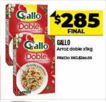 Supermayorista Vital Gallo arroz doble oferta