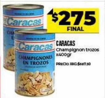 Supermayorista Vital Caracas champignon trozos oferta