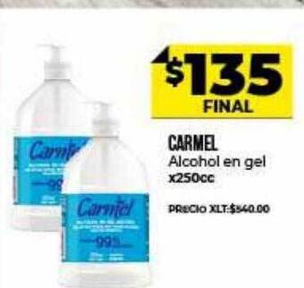 Supermayorista Vital Carmel alcohol en gel oferta