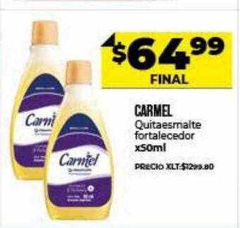 Supermayorista Vital Carmel quitaesmalte fortalecedor oferta