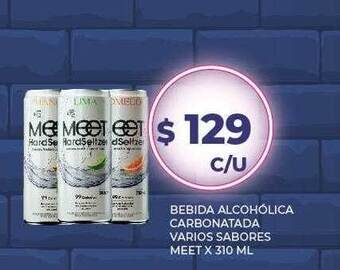 Supermercados Toledo Bebida alcohólica carbonatada varios sabores meet oferta