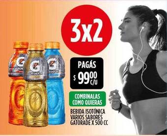 Supermercados Toledo Bebida isotónica varios sabores gatorade oferta