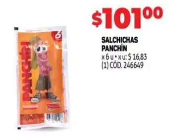 Makro Panchín Salchichas x 6 u oferta
