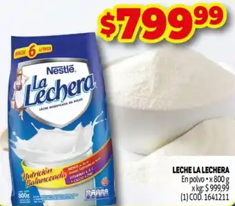 Makro La Lechera Leche En Polvo x 800 g oferta