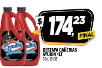 Supermercados Yaguar Ayudin Destapa Cañerias 1lt oferta