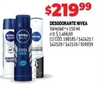 Makro Nivea Desodorante Variedad x 150 ml oferta