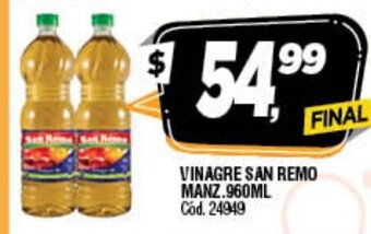 Supermercados Yaguar Vinagre San Remo Manz 960ml oferta