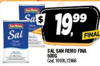 Supermercados Yaguar San Remo Sal Fina 500g oferta