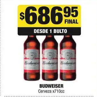 Maxi Ofertas Budweiser Cerveza x 710cc oferta