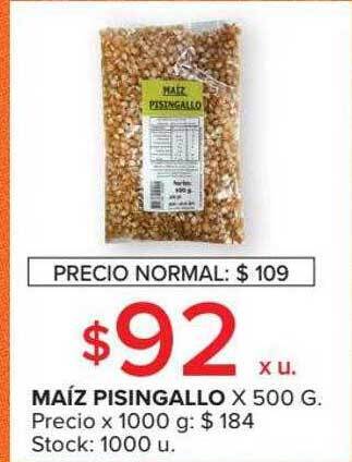 Carrefour Market Maíz pisingallo oferta