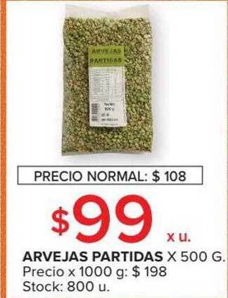 Carrefour Market Arvejas partidas oferta