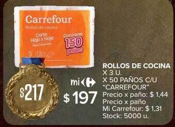 Carrefour Market Rollos de cocina oferta