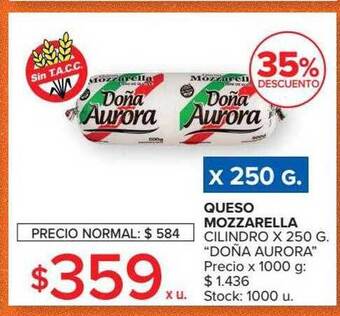 Carrefour Market Queso mozzarella cilindro oferta