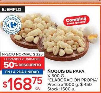 Carrefour Market Ñoquis de papa oferta