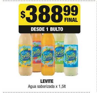 Maxi Ofertas Levite Agua Saborizada x 1,5lt oferta