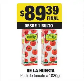 Maxi Ofertas De La Huerta Puré De Tomate x 1030gr oferta