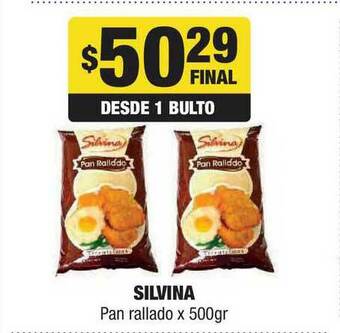 Maxi Ofertas Silvina Pan Rallado x 500gr oferta