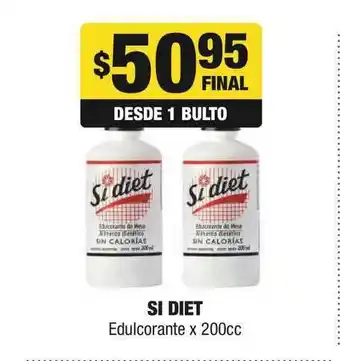 Maxi Ofertas Si Diet Edulcorante x 200cc oferta