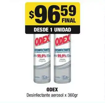 Maxi Ofertas Odex Desinfectante Aerosol x 360gr oferta