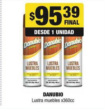 Maxi Ofertas Danubio Lustra Muebles x 360cc oferta