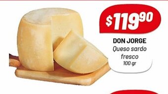 Almacor Don Jorge Queso Sardo Fresco 100 gr oferta